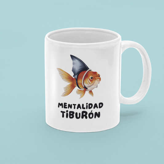 Taza Mentalidad Tiburón