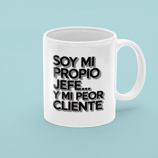 Taza "Soy mi propio Jefe"