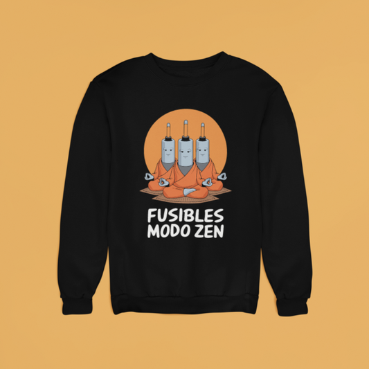 Sudadera "Fusibles modo zen"